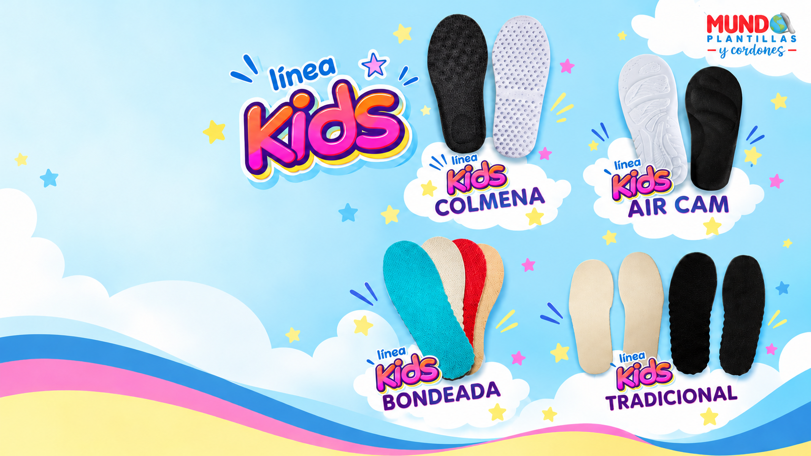 Línea Kids Mundo Plantillas